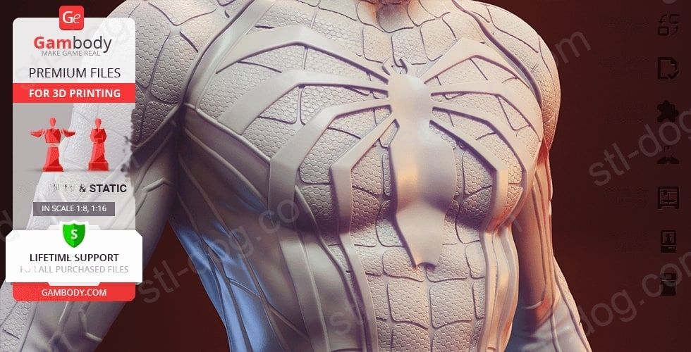 蜘蛛侠(Spider-Man) 3D打印图纸